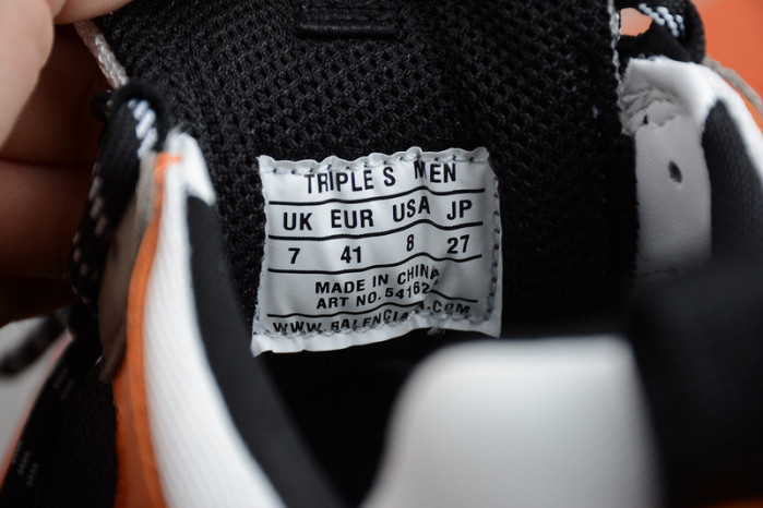 Ba*len*cia*ga triple s orange w09o5 8368