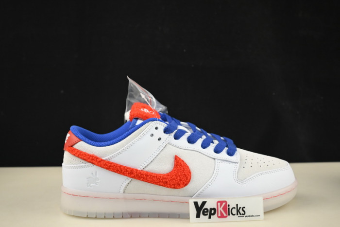 nike dunk low year of the rabbit white rabbit fd4203-161