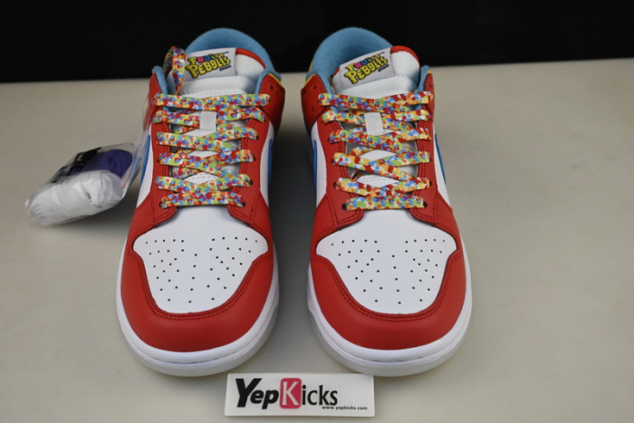 nike dunk low lebron james fruity pebbles dh8009-600