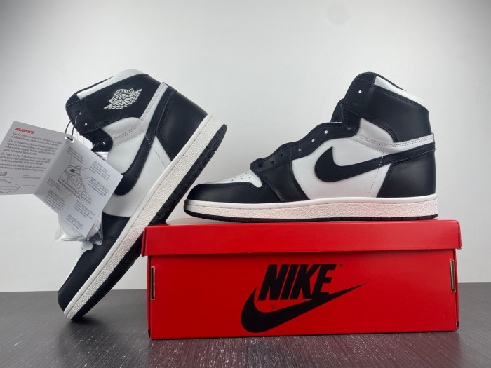 air jordan 1 high 85 black white bq4422-001