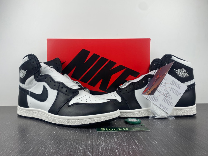 air jordan 1 high 85 black white bq4422-001