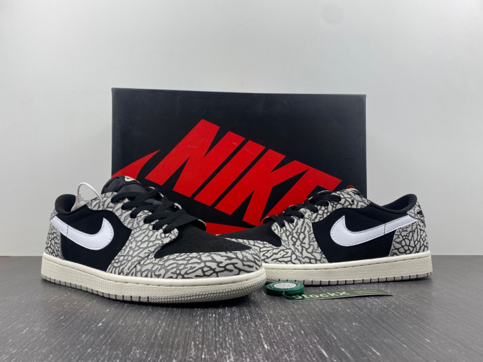 air jordan 1 retro low og black cement cz0790-001