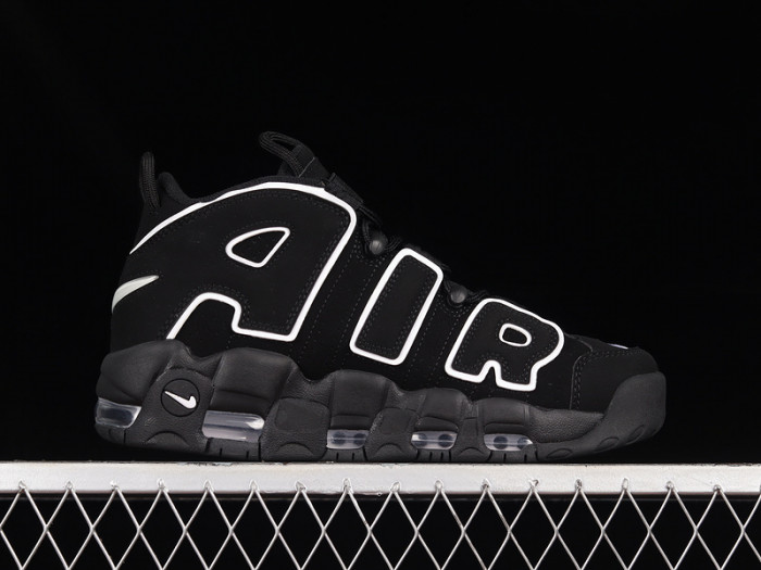 nike air more uptempo black white 414962-002
