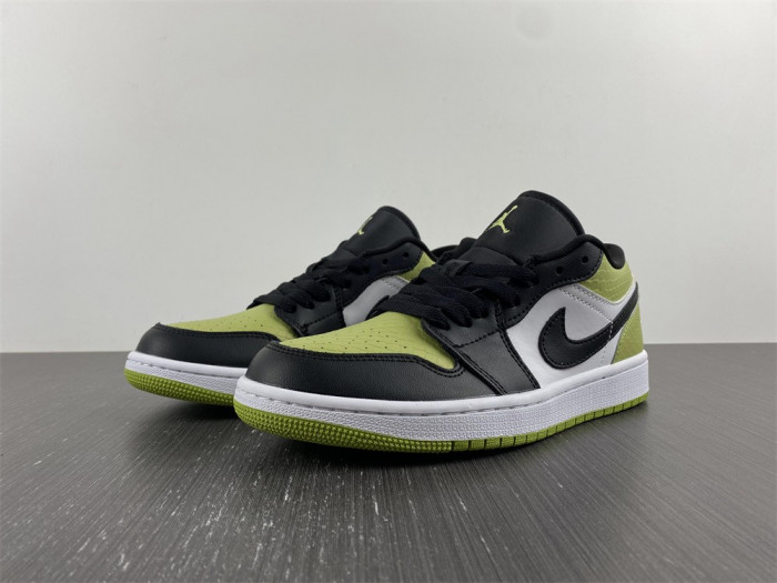 air jordan 1 low snakeskin vivid green dx4446-301