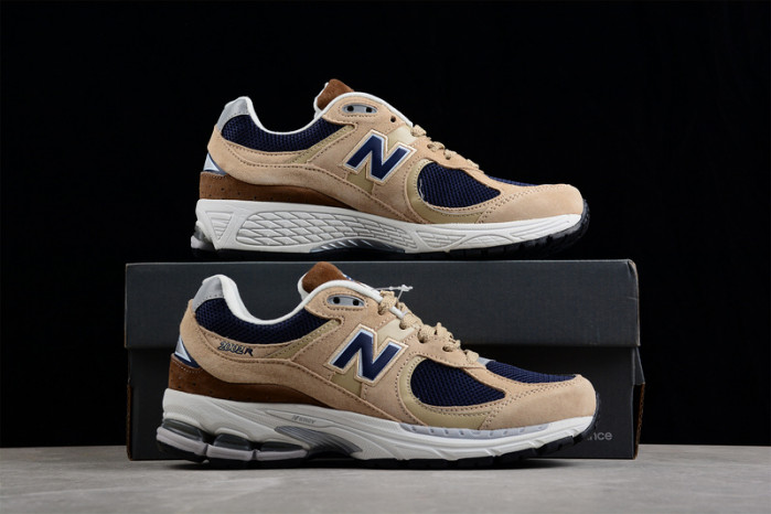 new balance 2002r beige navy blue ml2002r5