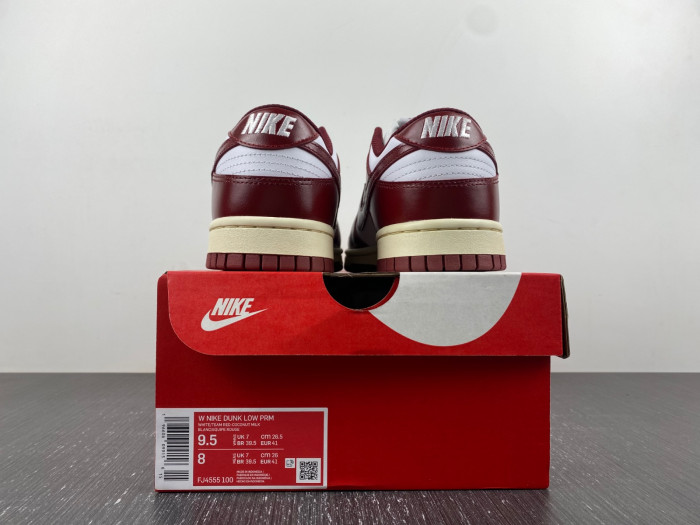 nike dunk low vintage team red fj4555-100