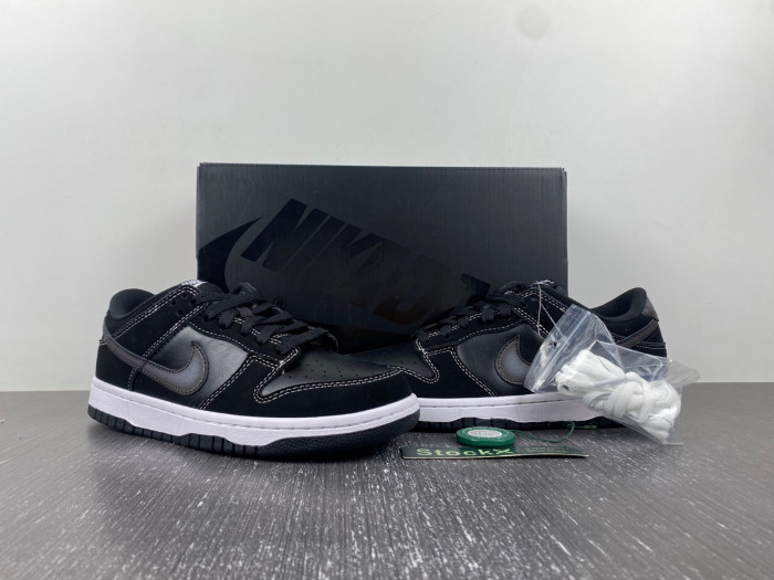 nike dunk low airbrush s*h black fd6923-001