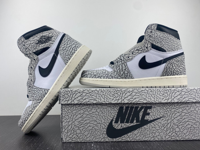air jordan 1 high og “white cement” dz5485-052
