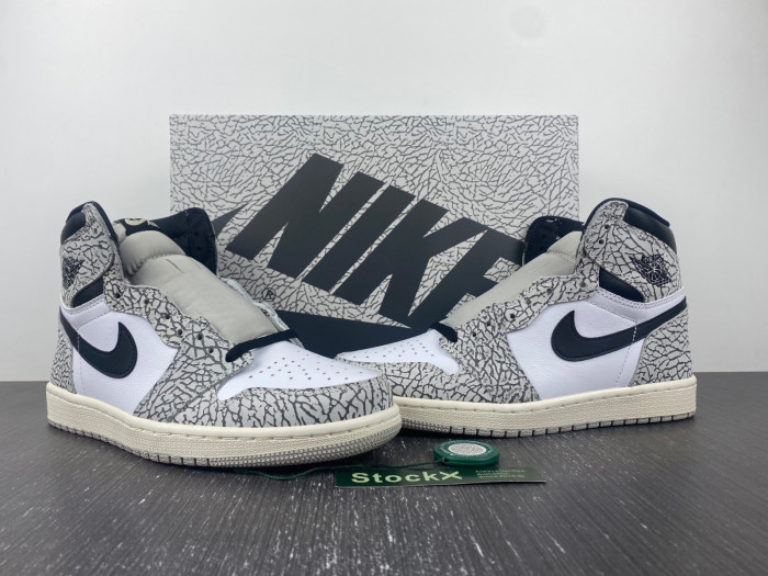 air jordan 1 high og “white cement” dz5485-052