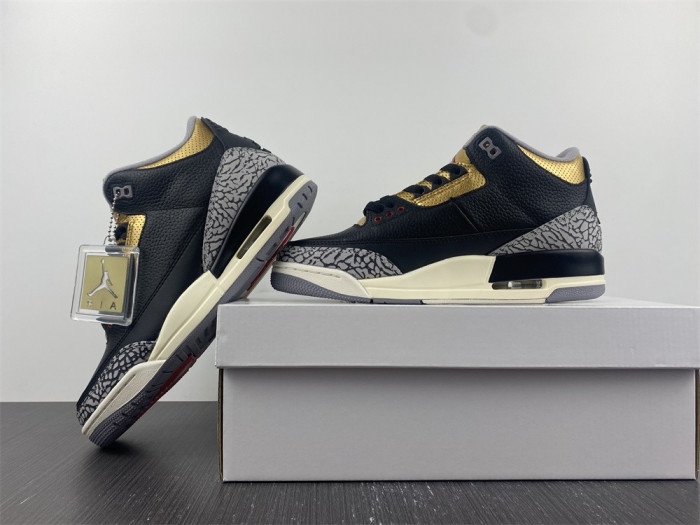 air jordan 3 “black gold” ck9246-067