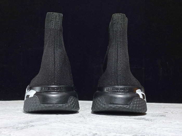 Ba*len*cia*ga speed trainer sneakers letter bottom wt-9038