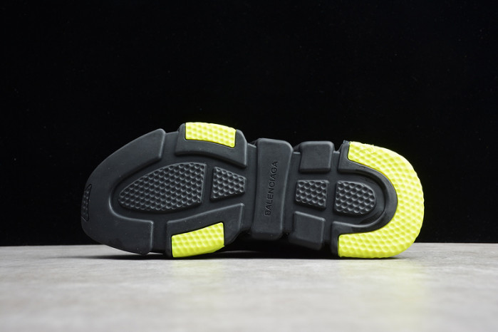 Ba*len*cia*ga speed trainer sneakers with yellow bottom wt-9030