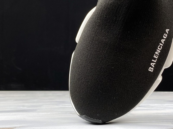 Ba*len*cia*ga speed trainer sneakers black tt2587