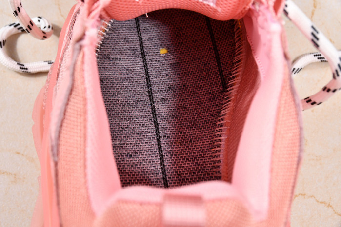 Ba*len*cia*ga triple s trainers clear sole trainer pink 542023-02