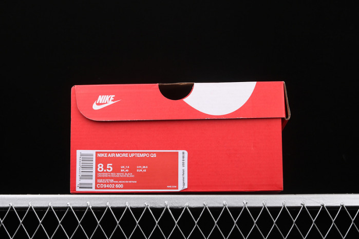 air more uptempo university red black white (gs) cd9402 -600