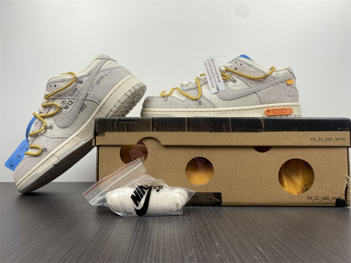 nike dunk low ow lot 34 dj0950-102