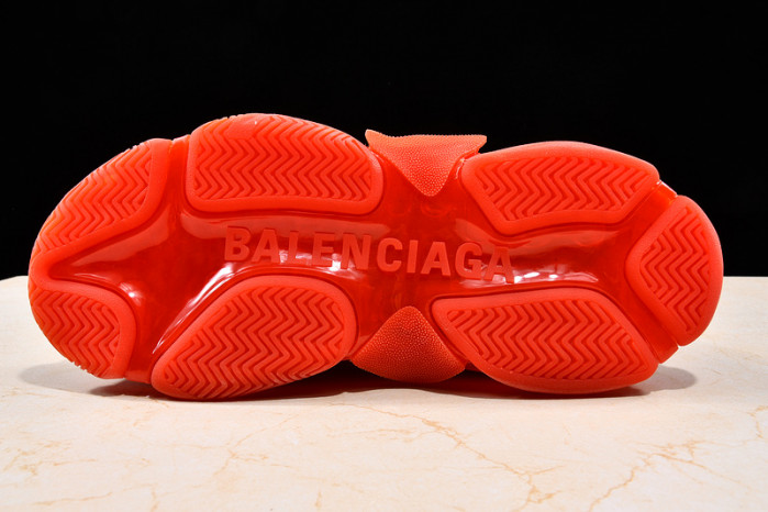 Ba*len*cia*ga triple s trainers clear sole trainer red w09o5 8125