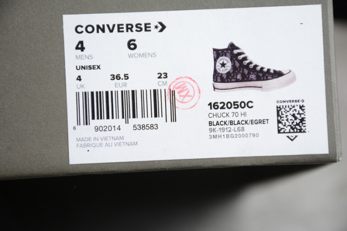 D*or x converse b23 oblique high top sneaker 3sn249ynt3