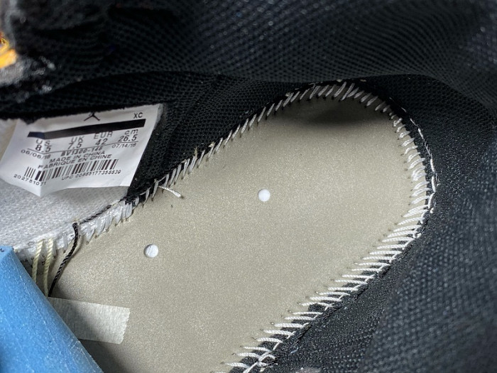 union x jordan 1 retro high los angeles blue toe bv1300-146