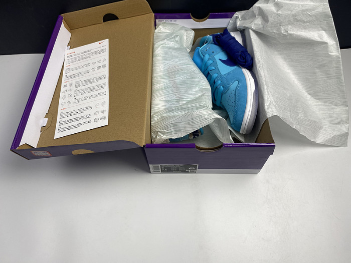 nike dunk&nbsp sb low “blue fury” bq6817-400