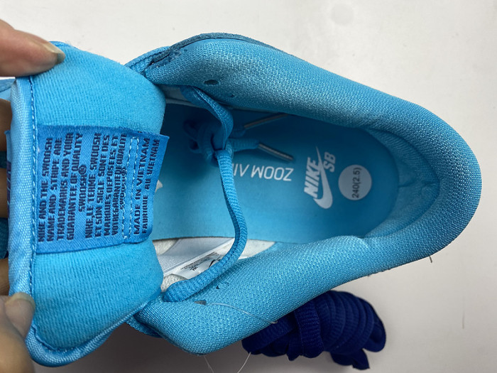 nike dunk&nbsp sb low “blue fury” bq6817-400