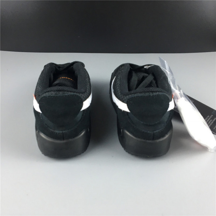 ow x nike air max 90 kids shoes bv0852-001