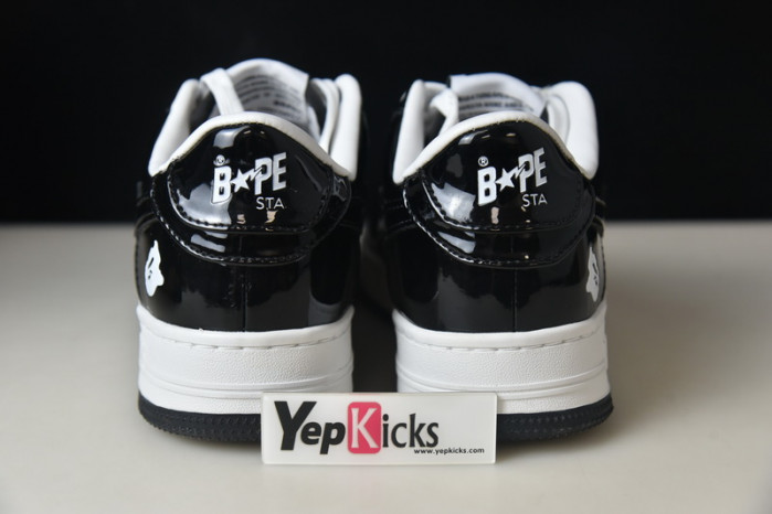 a bathing ape bape sta low black b027