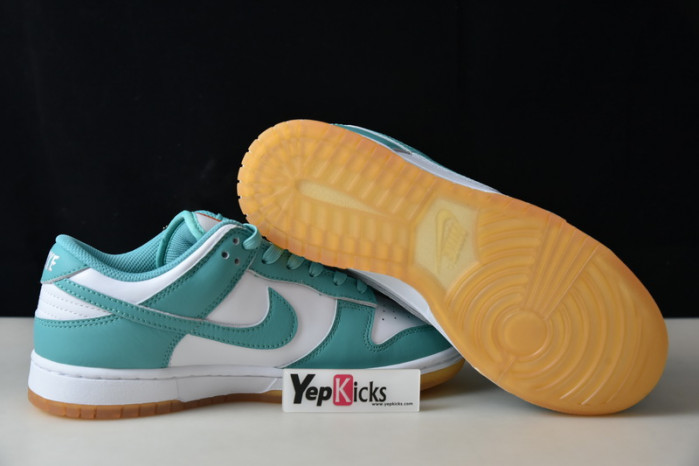 nike dunk low white turquoise dv2190-100