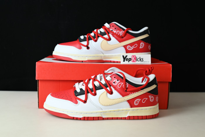 nike sb dunk low university red dd1391-600