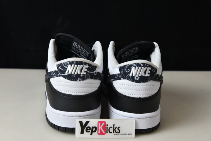 nike dunk low black paisley dh4401-100