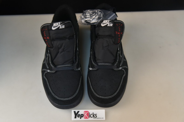 travis scott x air jordan 1 low “black phantom” dm7866-100