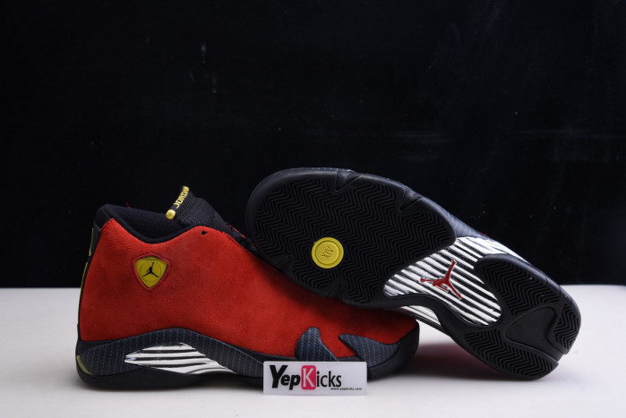 air jordan 14 “ferrari” 654459-670