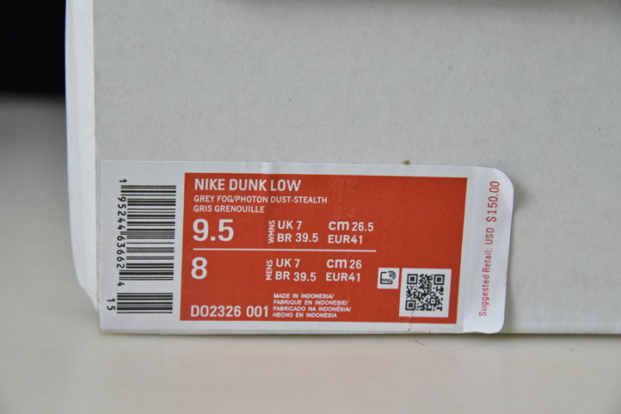 nike dunk low ice do2326-001