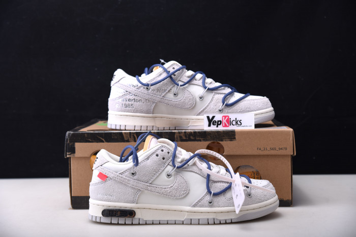 nike dunk low ow lot 18 dj0950-112