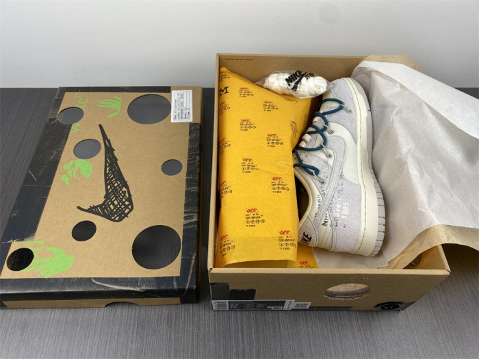 nike dunk low ow lot 16 dj0950-111