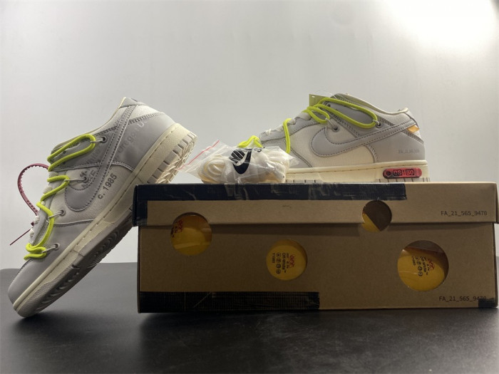 nike dunk low ow lot 8 dm1602-106