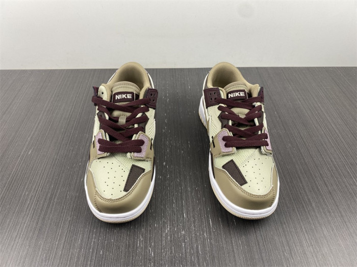 nike dunk low scrap latte dh7450-100