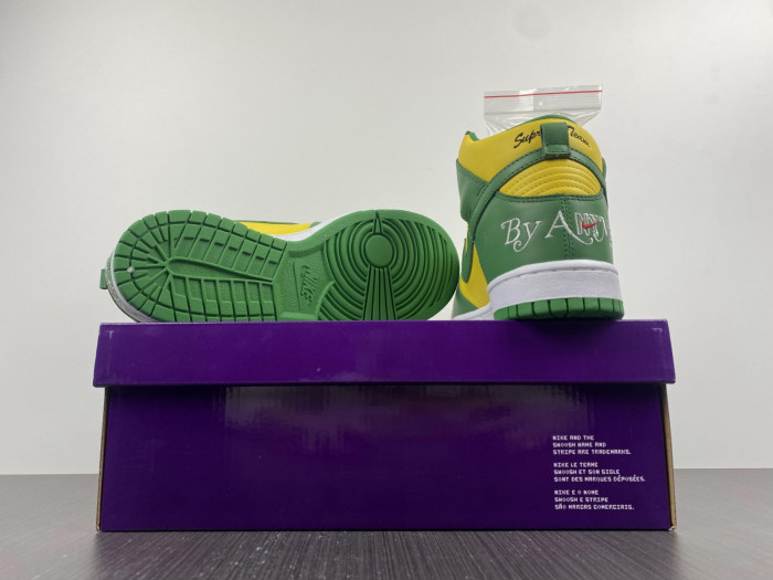 nike sb dunk high by any means brazil dn3741-700