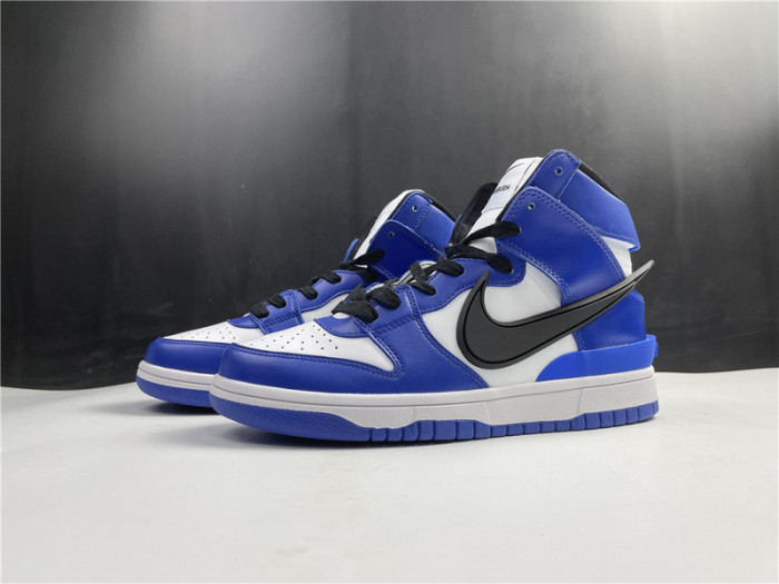 nike dunk high white and blue cu7544-400
