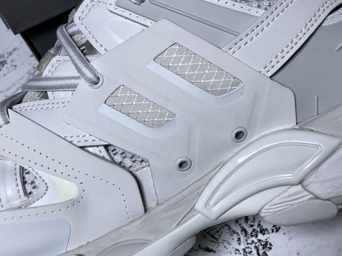 Ba*len*cia*ga track trainer all white w09o5 8128