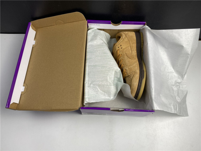 nike sb dunk low pro “wheat mocha bq6817-204