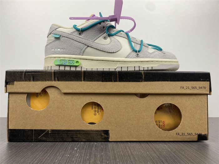 nike dunk low ow lot 36 dj0950-107