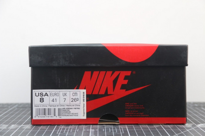 air jordan 1 retro high bred banned 555088-001
