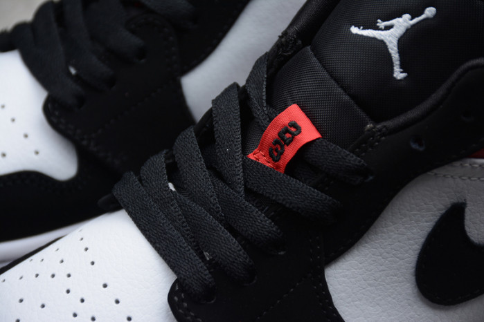 jordan 1 low black toe 553558-116