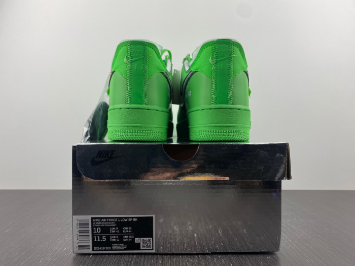 nike air force 1 ow light green spark dx1419-300