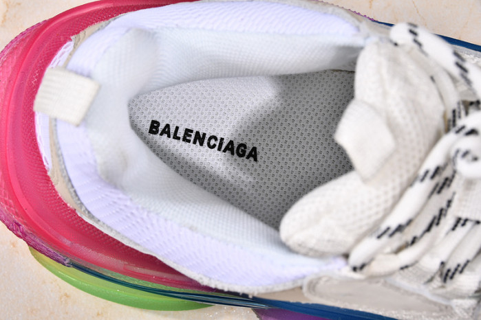 Ba*len*cia*ga triple s trainers clear sole trainer w09o5 8124