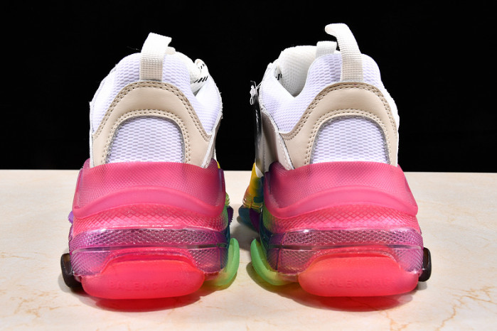 Ba*len*cia*ga triple s trainers clear sole trainer w09o5 8124