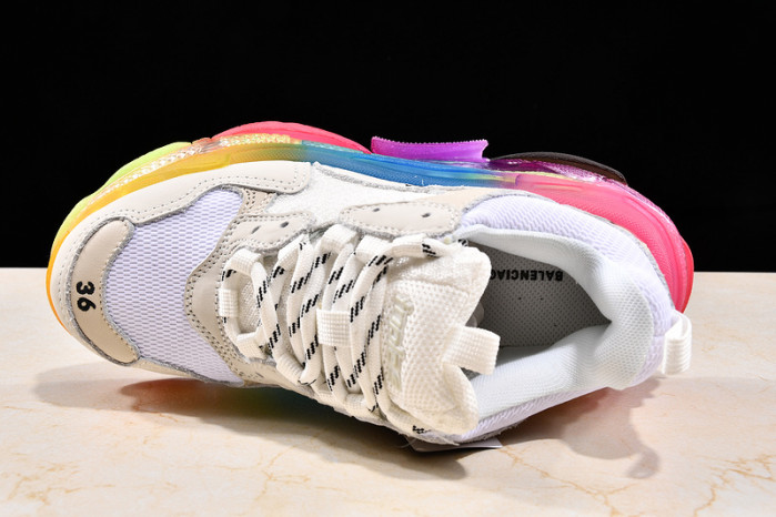 Ba*len*cia*ga triple s trainers clear sole trainer w09o5 8124