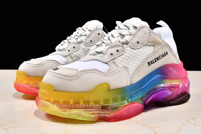 Ba*len*cia*ga triple s trainers clear sole trainer w09o5 8124