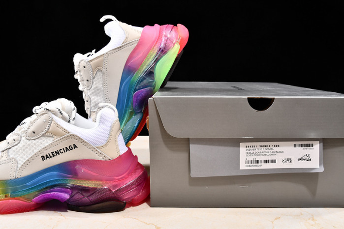 Ba*len*cia*ga triple s trainers clear sole trainer w09o5 8124